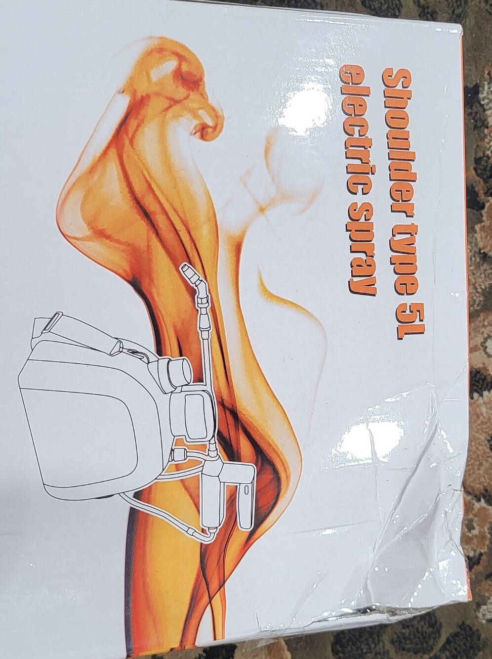 5L Shoulder Type Electric Sprayer Battery Powered Garden & Cleaning Pump